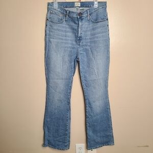 J. Crew Denim Light Wash Skinny Flare Jeans